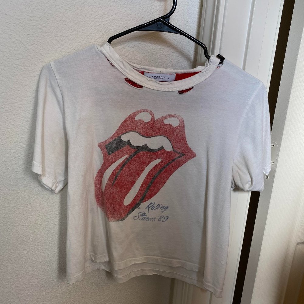 Vintage DAYDREAMER Rolling Stones Crop Tee